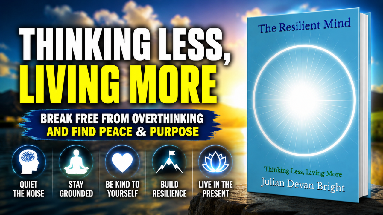 Cover of The Resilient Mind: Thinking Less, Living More by JD Bright